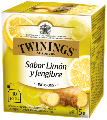Twinings Limón y Jengibre 10x1.5g